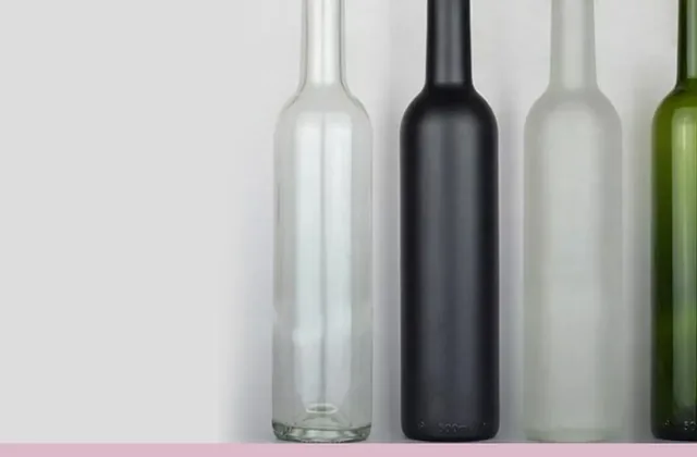 Glass bottles for wine beverage and cosmetics packaging